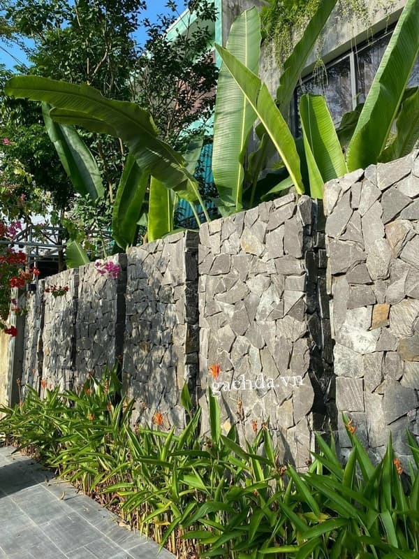 Đá rối xanh đen ốp tường trang trí (Bao)
