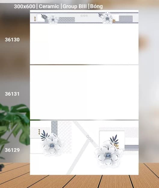 Gạch ốp tường 30X60 Catalan 36130 - 36131 - 36129 men bóng