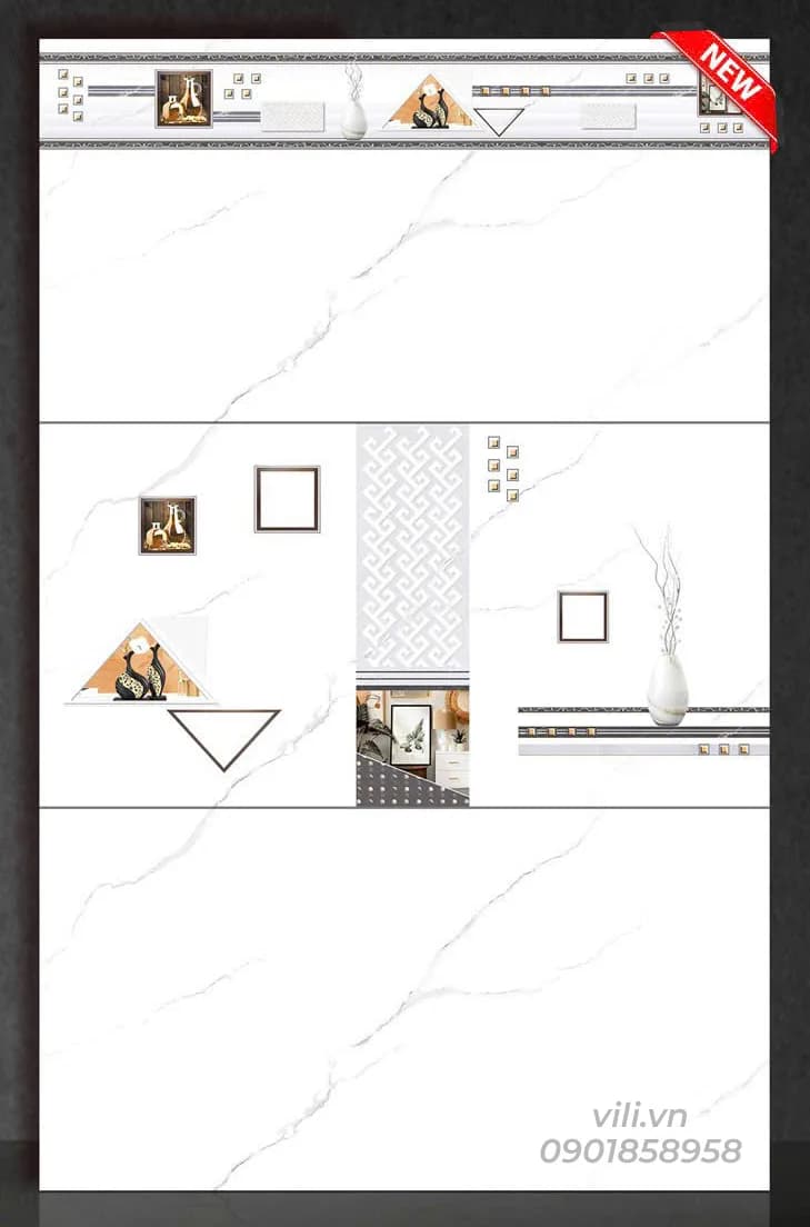Gạch ốp tường 30x60 TTC CVB36889 - CDB36889 - CB36889 men bóng