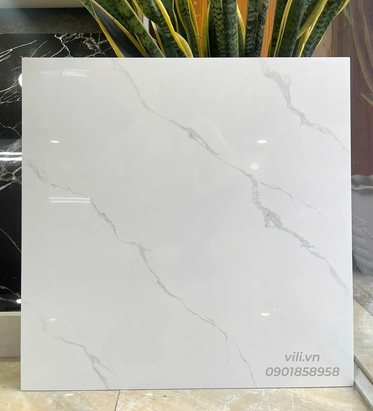 Gạch lát nền 60X60 UN66101 đá bóng