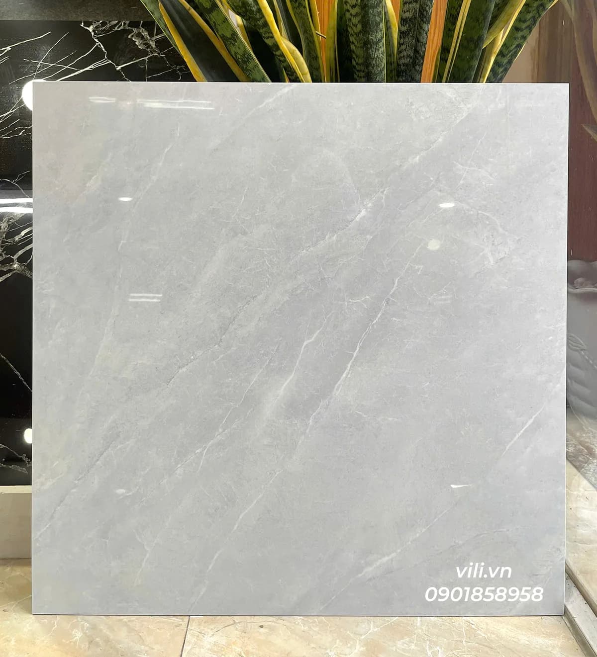 Gạch lát nền 60X60 UN66104 đá bóng