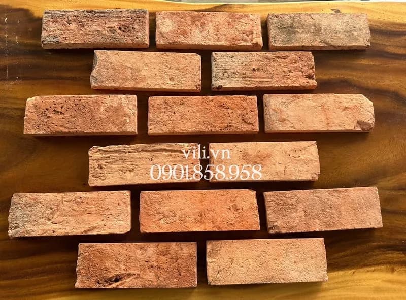 Gạch cổ bìa ốp tường 7x19-20 cm ốp trang trí