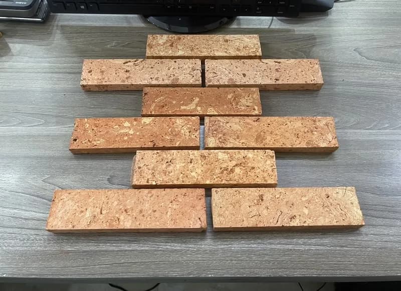 Gạch cổ ruột ốp tường 5x19-20 cm ốp trang trí