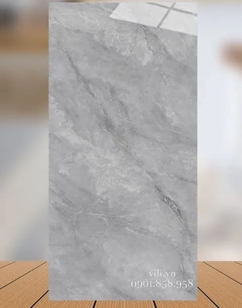 Gạch lát nền 60X120 Catalan 12021 đá bóng xám ghi
