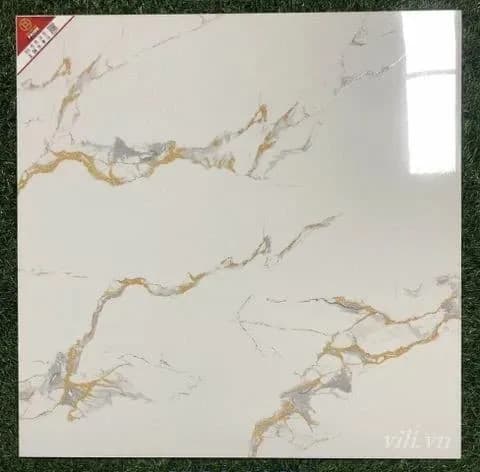 Gạch lát nền 60X60 Prime 8477 đá bóng khắc kim