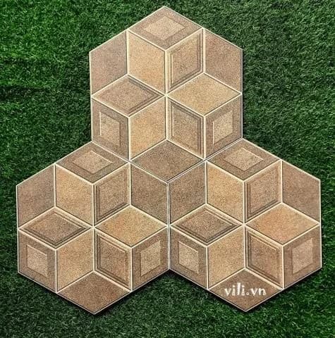 Gạch lát sân lục giác 6x25x50 Dacera DAS4505