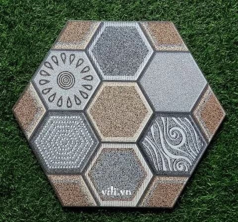 Gạch lát sân lục giác 6x25x50 Dacera DAS4506