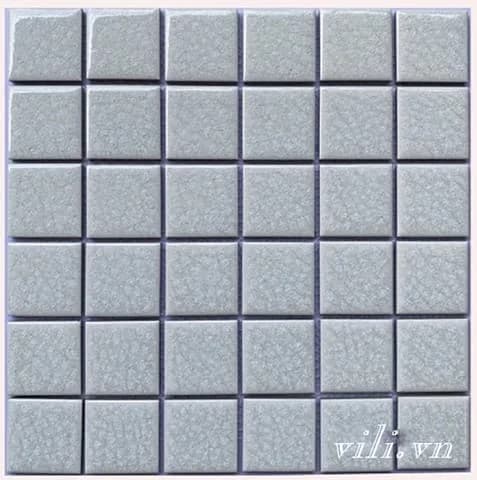 Gạch trang trí mosaic men rạn đơn sắc MHG 932