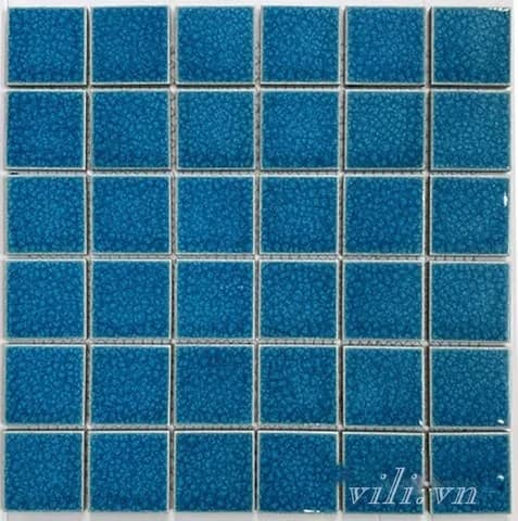 Gạch trang trí mosaic men rạn đơn sắc MHG 936