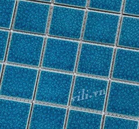 Gạch trang trí mosaic men rạn đơn sắc MHG 936