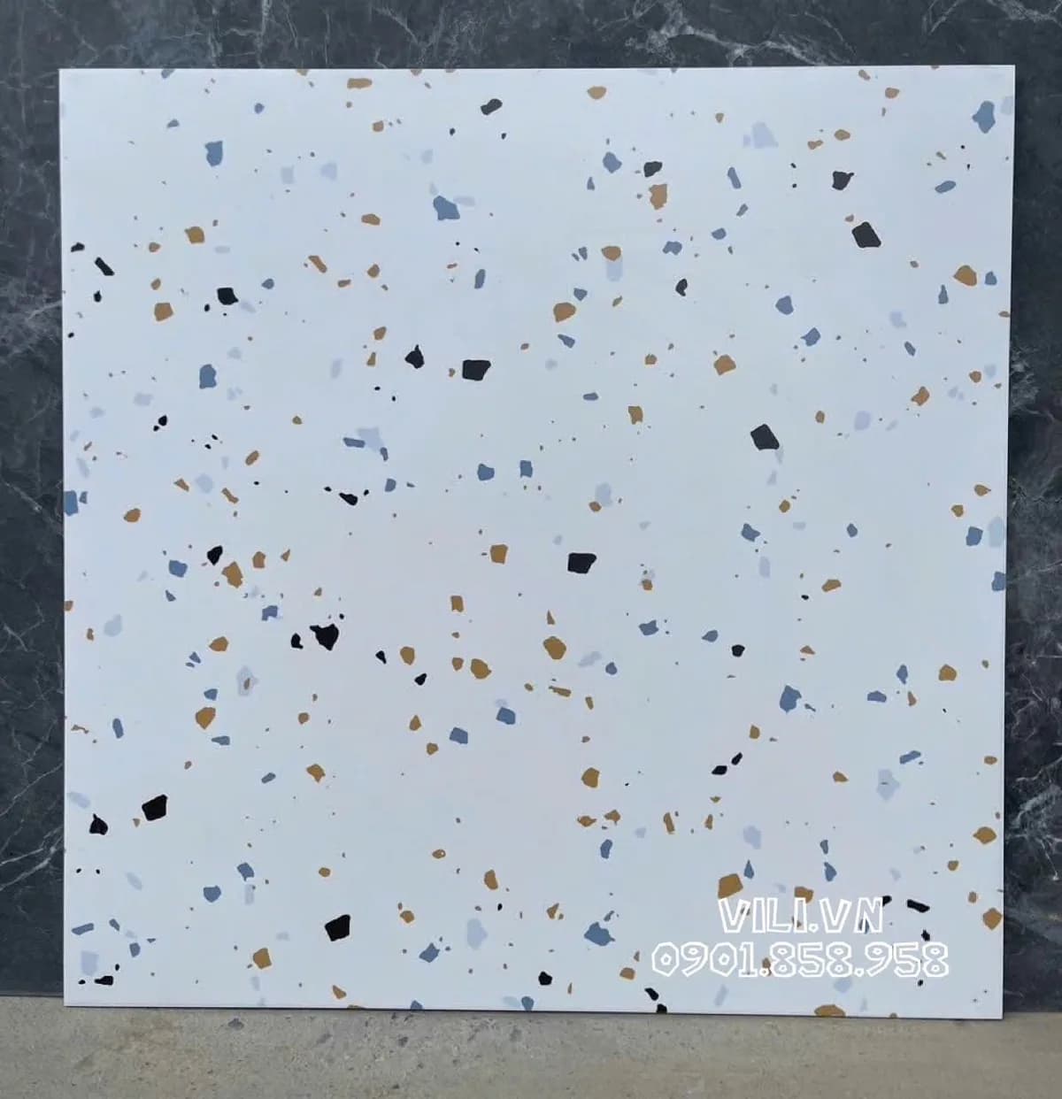 Gạch lát nền terrazzo 60X60 S6068 đá mờ nhám
