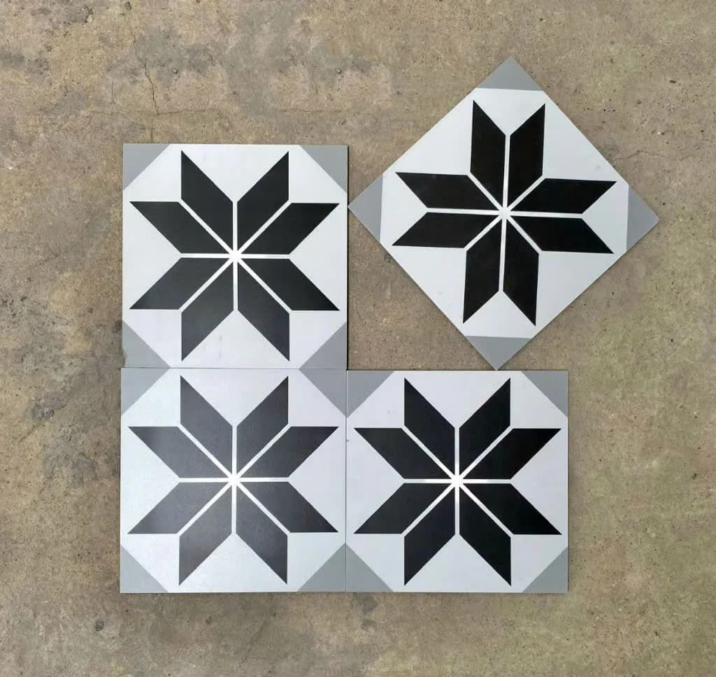 Gạch bông 30X30 VL3005 đá mờ ốp lát trang trí