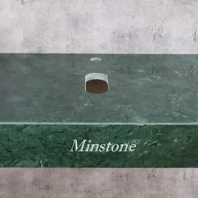 Bàn đá lavabo Minstone MM203 50x70 Xanh Napoli