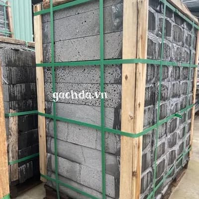 Đá tổ ong xám 10x60x1.2 cm ốp trang trí