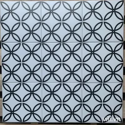 Gạch bông lát nền 20x20 VL204 cổ điển