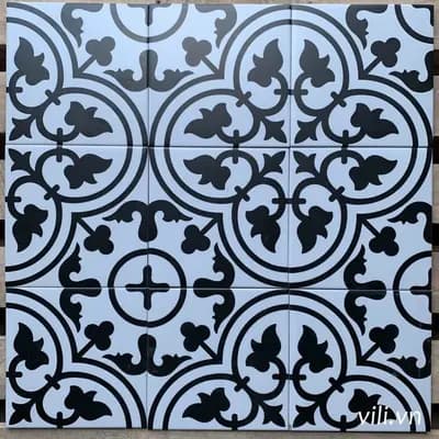 Gạch bông lát nền 20x20 VL206 cổ điển