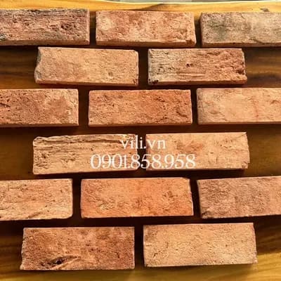 Gạch cổ bìa ốp tường 7x19-20 cm ốp trang trí