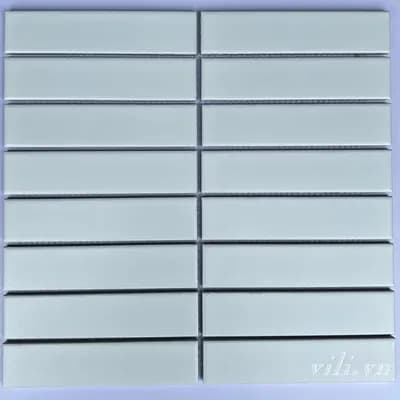 Gạch mosaic que đũa 3201M màu trắng