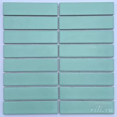 Gạch mosaic que đũa 3205M màu xanh nhạt