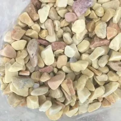 Sỏi vàng trang trí sân vườn