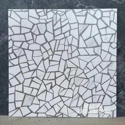 Gạch lát nền terrazzo 60X60 S6037 đá mờ nhám