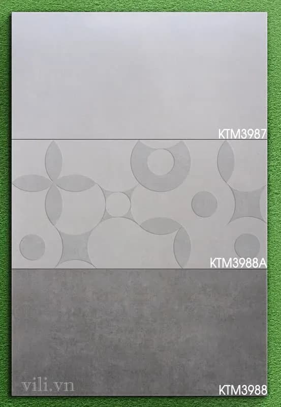 Gạch ốp tường 30X60 Viglacera KTM3987 - KTM3988A - KTM3988 men mờ