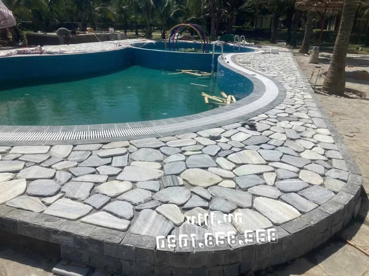 Đá rối sọc dưa ốp tường