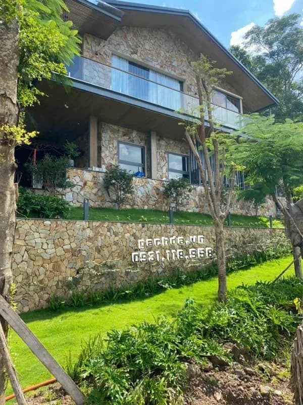 Đá rối vàng ánh kim ốp tường trang trí (Bao)