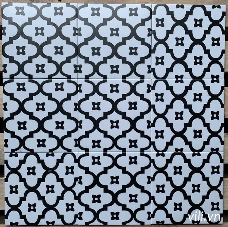 Gạch bông lát nền 20x20 VL209 cổ điển