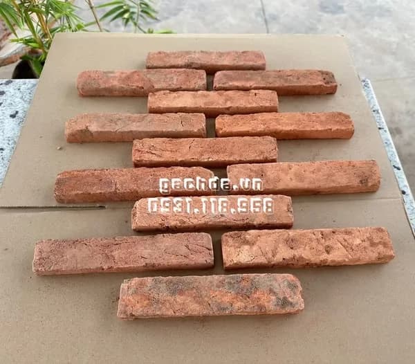 Gạch cổ bìa ốp tường 4x19-20 cm ốp trang trí