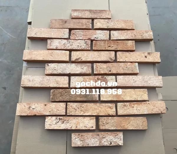 Gạch cổ bìa ốp tường 5x20-21 cm hai cạnh thẳng