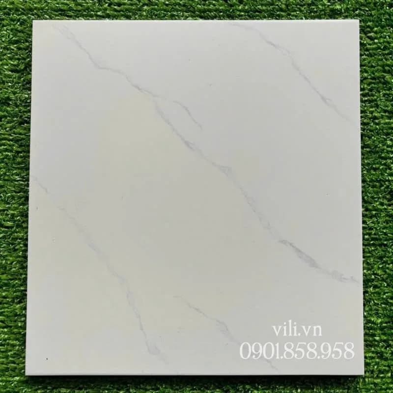 Gạch lát nền 30x30 Takao 81101 trắng vân men nhám