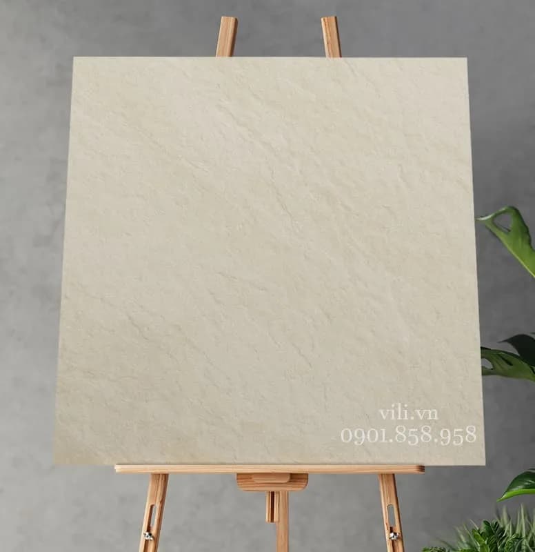 Gạch lát nền 60X60 Feliz 661205 đá nhám sần vàng kem