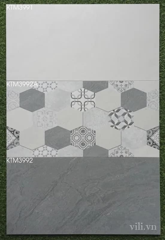 Gạch ốp tường 30X60 Viglacera KTM3991 - KTM3992A - KTM3992 men mờ