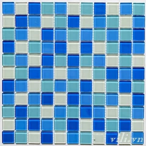 Gạch trang trí mosaic thủy tinh MH 2522
