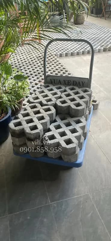 Gạch trồng cỏ 8 lỗ nhám