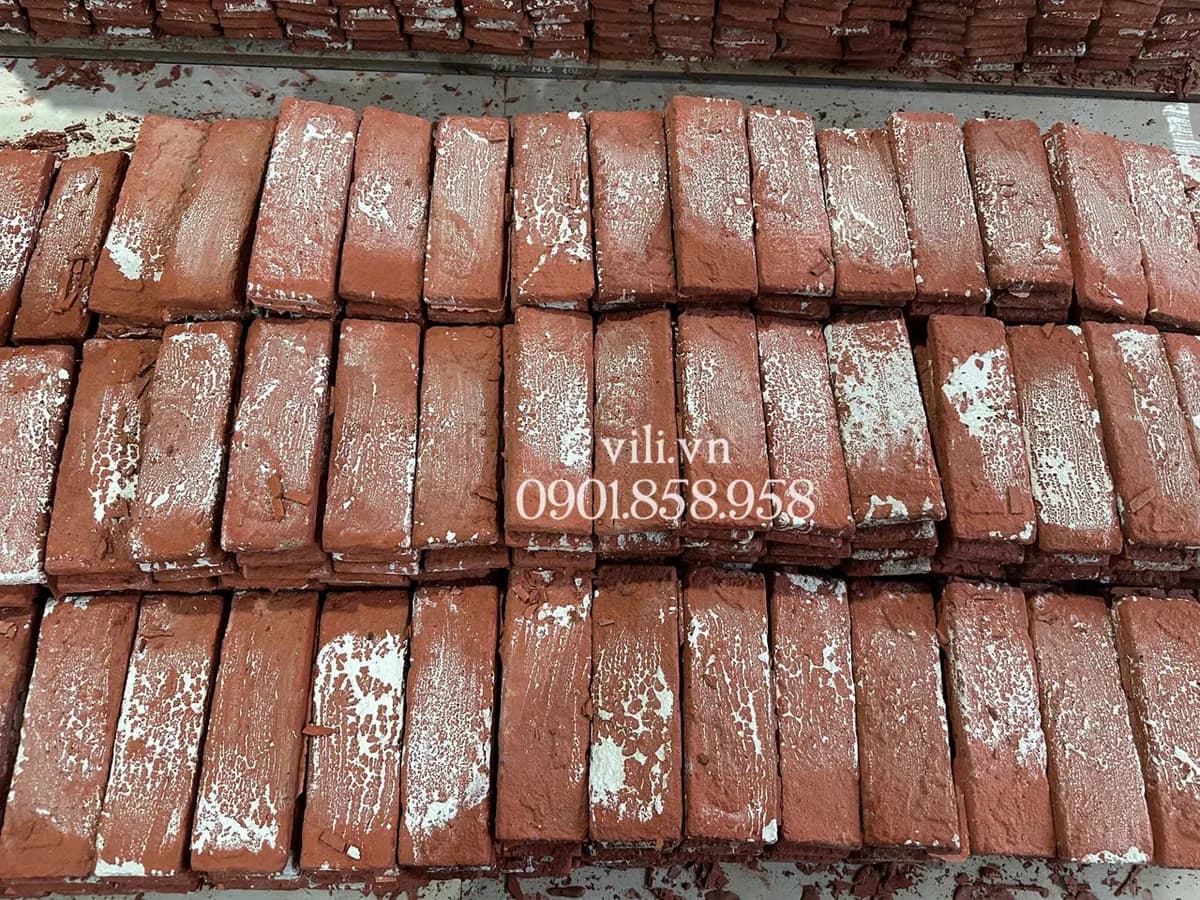 Gạch Giả Cổ GC619D 6x19x1cm đỏ champa