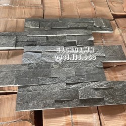 Đá ghép xanh đen 10×50 ốp trang trí