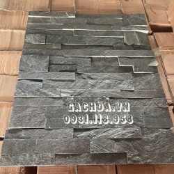 Đá ghép xanh đen 10×50 ốp trang trí