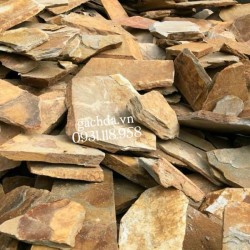 Đá rối vàng ánh kim ốp tường trang trí (Bao)