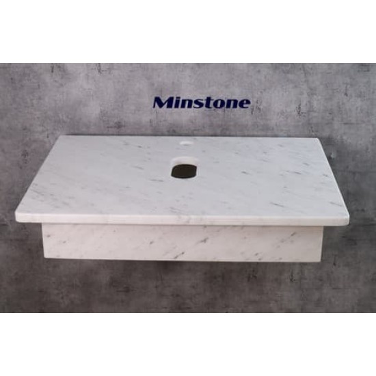 Bàn đá lavabo Minstone MM101 50x70 Marble cao cấp