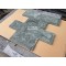 Đá bóc xanh rêu 10x20 ốp tường trang trí