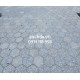 Đá trắng Suối Lau bóng thô lục giác D20