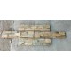 Đá chẻ ghép vàng 10x50 cm ốp trang trí