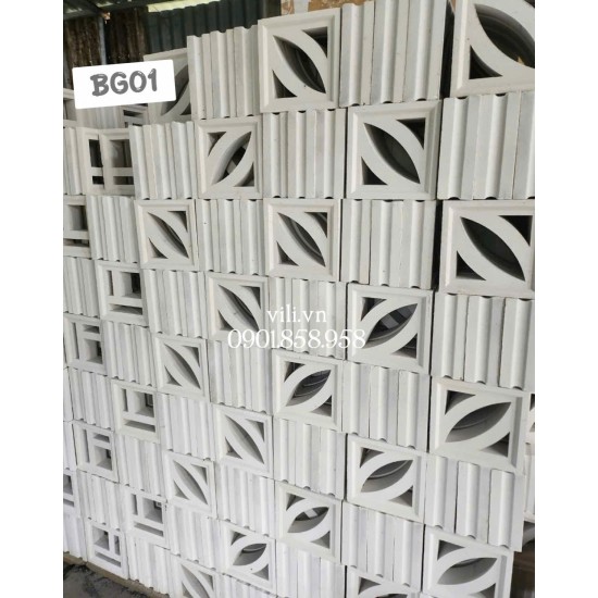 Gạch bông gió BG01 - Giải pháp thông gió hiệu quả