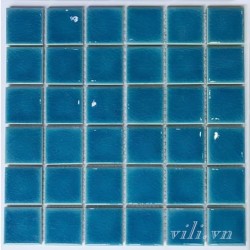 Gạch trang trí mosaic men rạn đơn sắc MHG 960