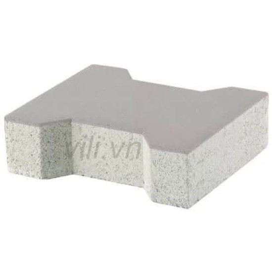 Gạch Vỉa Hè Terrazzo Chữ I Xám