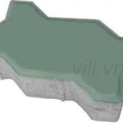 Gạch Vỉa Hè Terrazzo Con Sâu Xanh