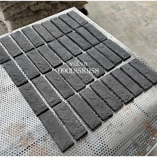Gạch Giả Cổ GD619 6x19x1cm đen