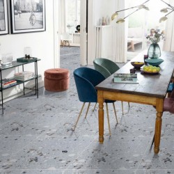 Gạch lát nền terrazzo Ấn Độ 60X60 Grey đá mờ nhám